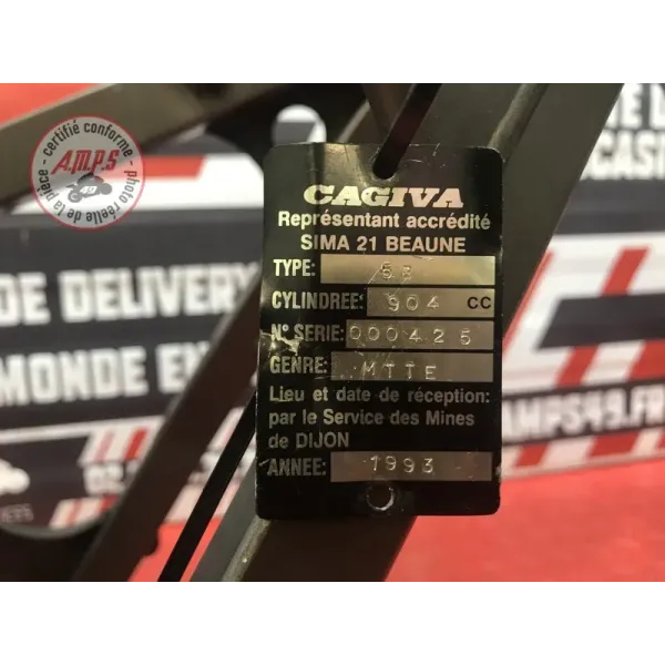 Cadre avec carte grise Cagiva Elefant 900 1993 à 1996
