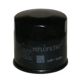 Filtre à huile HIFLOFILTRO Noir brillant - HF138