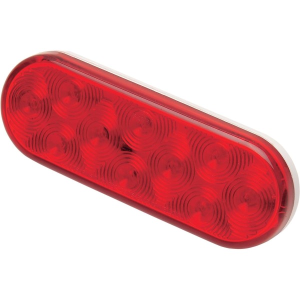 AMPOULE LIGHT LED OVAL RED 