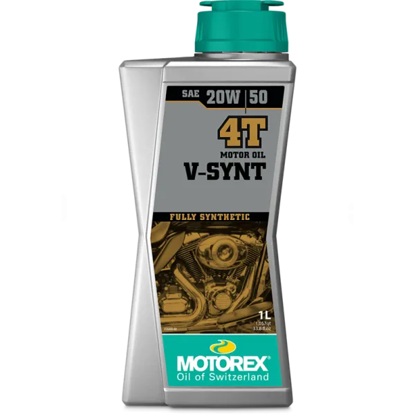 Huile moteur MOTOREX V-SYNT 4T 20W/50 1L