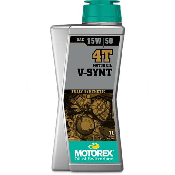 Huile moteur MOTOREX V-SYNT 4T 15W50 - 1L