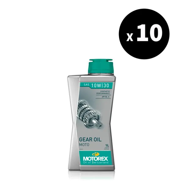 Huile de boîte de vitesse MOTOREX - 10W30 10x1L