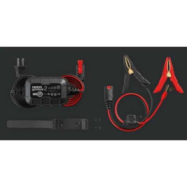 Chargeur de batterie intelligent montage avec pinces NOCO Genius2 6/12V 2A