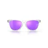 Lunettes de soleil OAKLEY Frogskins - verres Prizm Violet, monture Polished Clear