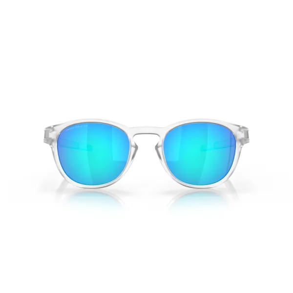 Lunettes de soleil OAKLEY Latch Matte Clear - verres Prizm Sapphire Polarized