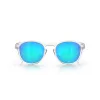 Lunettes de soleil OAKLEY Latch Matte Clear - verres Prizm Sapphire Polarized