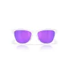 Lunettes de soleil OAKLEY Frogskins S Polished Clear - verres Prizm Violet