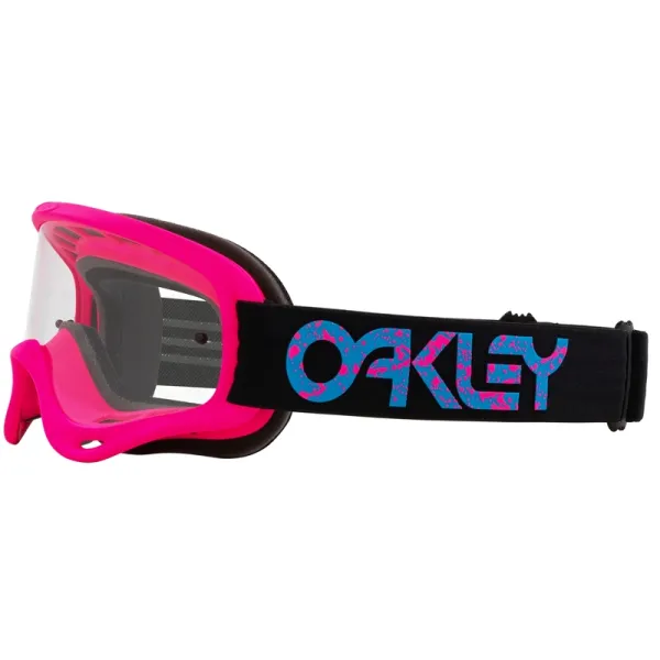 Masque OAKLEY O Frame MX - Pink Splatter écran Dark Grey