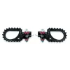 Repose-pieds S3 Hard Rock position centrale acier noir