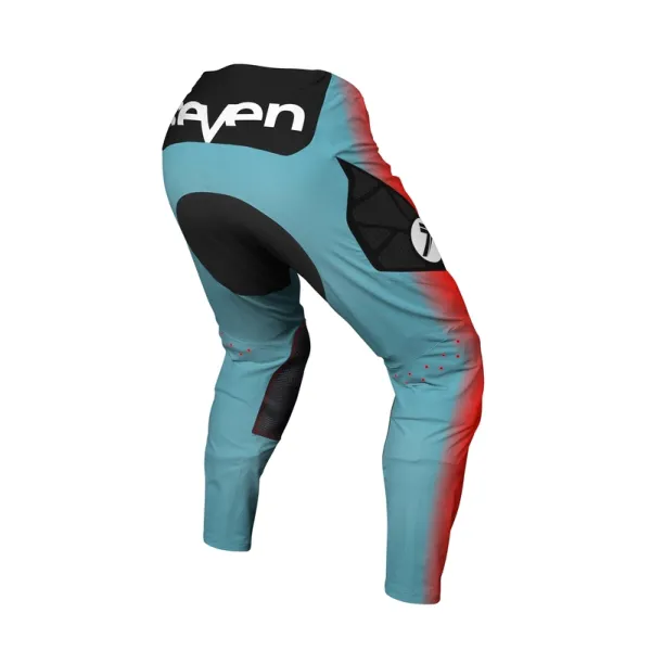 Pantalon SEVEN Zero Dissolve - rouge fluo/bleu