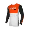 Maillot SEVEN Vox Aperture junior - blanc/orange