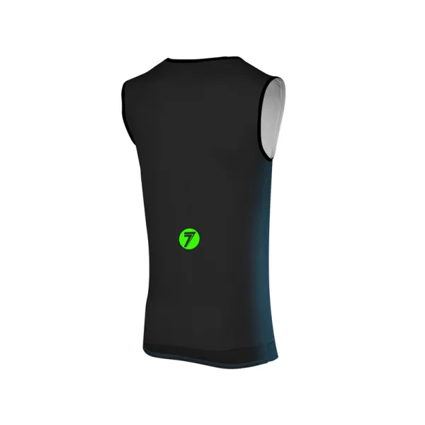 Surmaillot SEVEN Zero Dissolve junior - bleu foncé/noir