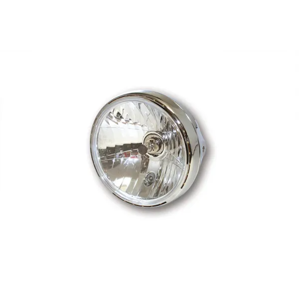 Phare SHIN YO Reno 2 7" chrome verre clair