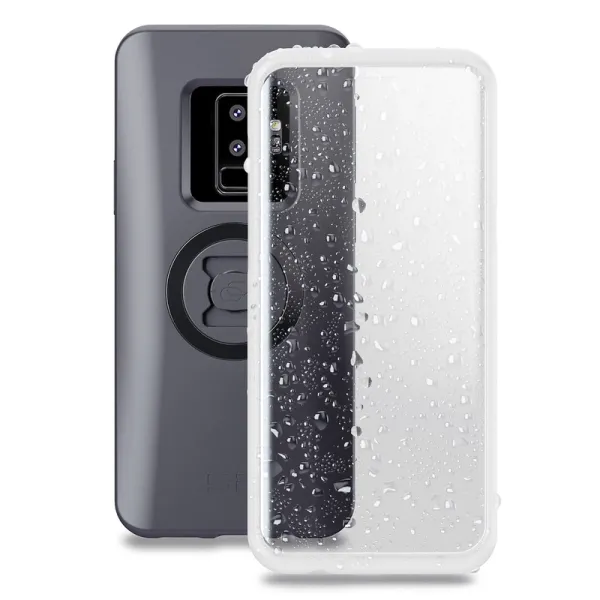 Pack complet SP-CONNECT Moto Bundle fixé sur guidon Samsung S9+