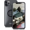 Pack complet SP-CONNECT Moto Bundle fixé sur guidon iPhone 11 Pro Max