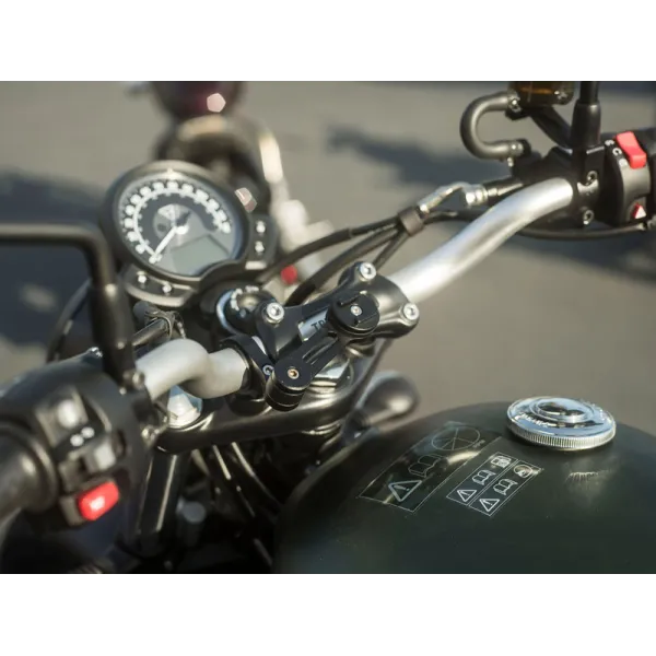 Pack complet SP-CONNECT Moto Bundle fixé sur guidon Samsung S10E