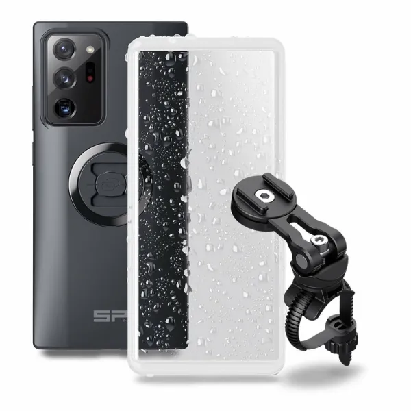 Pack complet SP-CONNECT Bike Bundle II fixé sur guidon et potence Samsung Note 20 Ultra