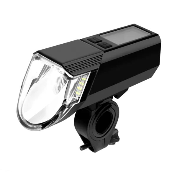 Éclairage vélo V BIKE led 300lm avec batterie rechargeable powerbank intégrée