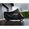 Housse de protection extérieure VECTOR Heavy Duty pour moto/scooter avec top case et bulle haute - noir - L