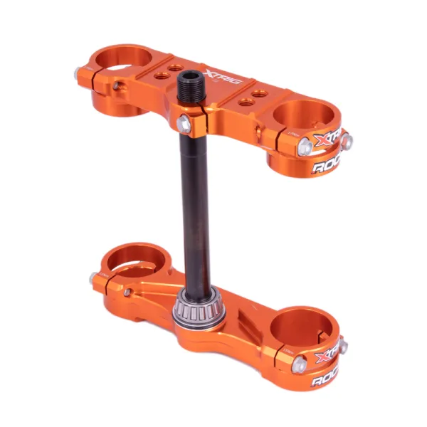 Té de fourche XTRIG Rocs Tech Offset 22 mm - orange KTM SX50