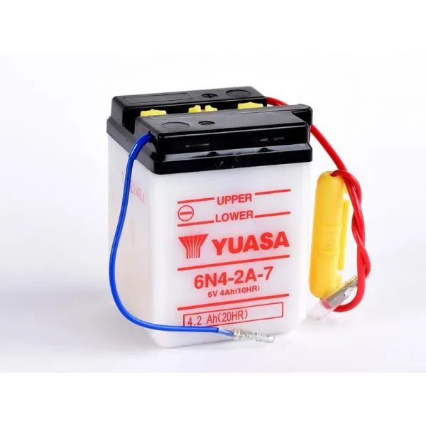 Batterie YUASA conventionnelle sans pack acide - 6N4-2A-7