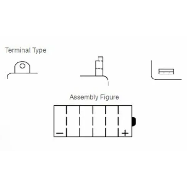 Batterie YUASA conventionnelle sans pack acide - YB14L-A