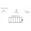 Batterie YUASA conventionnelle sans pack acide - YB14L-A