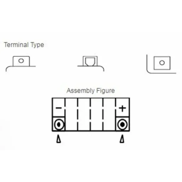 Batterie YUASA Sans entretien avec pack acide - YTX4L-BS