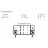 Batterie YUASA Sans entretien avec pack acide - YTX4L-BS