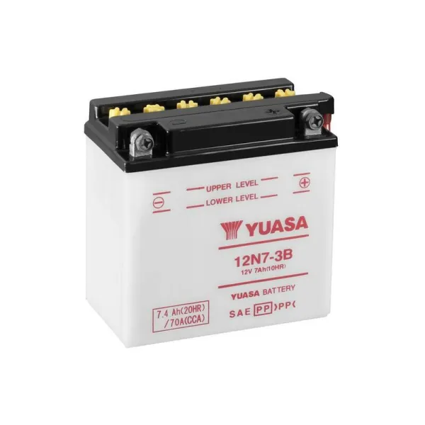 Batterie YUASA conventionnelle sans pack acide - 12N7-3B
