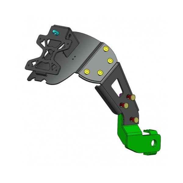 Support de plaque ACCESS DESIGN ''ras de roue'' - noir Kawasaki Z650RS