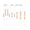 Kit protection adhésive pour cadre de vélo ALGIS Road Line Opaque - blanc