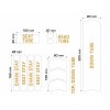 Kit M protection adhésive pour cadre de vélo ALGIS Gloss - blanc
