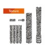 Kit XL protection adhésive pour cadre de vélo ALGIS Texture - noir