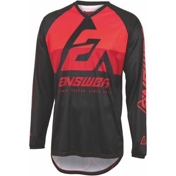Maillot ANSWER Syncron CC - rouge/noir