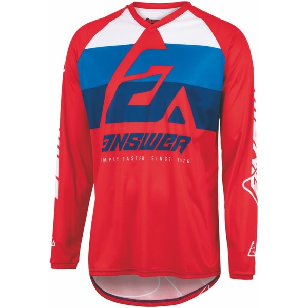 Maillot ANSWER Syncron CC - Answer red/blanc/bleu