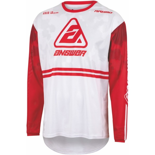 Maillot ANSWER Arkon Trials - rouge/blanc