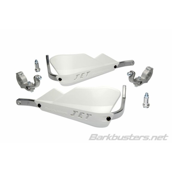 Kit protège-mains BARKBUSTERS Jet montage 2 pointsguidon Ø28,6mm blanc