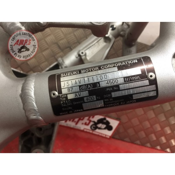 Cadre avec carte grise Suzuki SV S 650 1999 à 2002