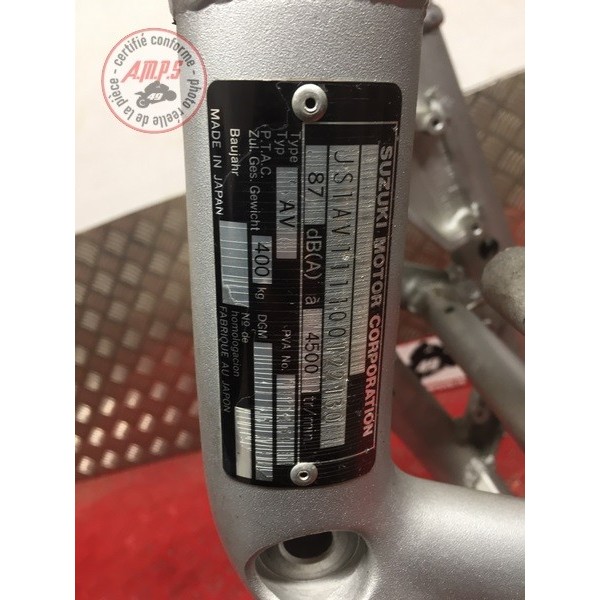 Cadre avec carte grise Suzuki SV S 650 1999 à 2002