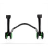 Béquille arrière BIHR Home Track supports en "V" noir mat roues vert