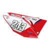 Fonds de plaque BLACKBIRD Graphic blanc Honda CRF