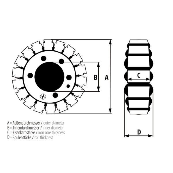 Stator SHIN YO ESG010