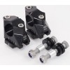 Pontets de guidon GILLES TOOLING 2DGT réglables noir BMW S1000RR
