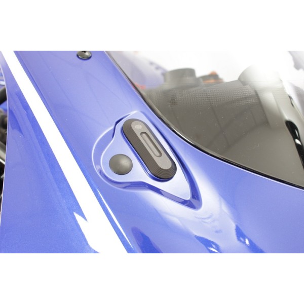 Kit caches orifices GILLES TOOLING Race noir Yamaha YZF-R6