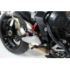 Commandes reculées ajustables GILLES TOOLING MUE2 noir/rouge MV Agusta Brutale 675/800