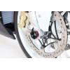 Protections fourche et bras oscillant (axe de roue) GILLES TOOLING GTA noir/rouge BMW