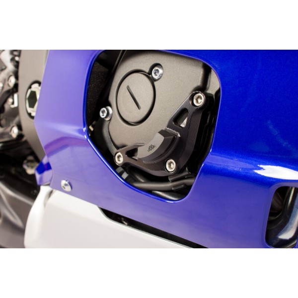 Couvre-carter moteur droit GILLES TOOLING noir Yamaha YZF-R6
