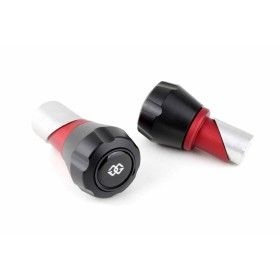 Protections fourche et bras oscillant (axe de roue) GILLES TOOLING GTA noir/rouge Suzuki GSF 1250 Bandit