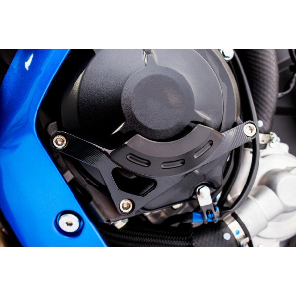 Couvre-carter moteur gauche GILLES TOOLING noir Suzuki GSX-R1000